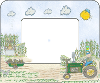 Tractor Magnetic Photo Frame