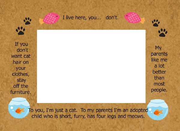 #~Talk t the Paw Magnetic Picture Frame~ Diva Dog~2 x 2 1/2~NEW~LBDCT 